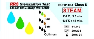 RRS Steam Sterilization Emulating Indicator  Type 6(14-110)