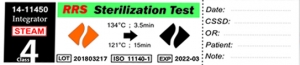 RRS Steam Sterilization Integrator Indicator Type 4 (14-11450)